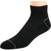 imageReebok Mens Quarter Socks  6 Pack Cushion Quarter Cut Ankle Socks for Men  Breathable Mens Athletic Socks Size 6125Solid Black