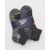 imageReebok Mens Quarter Socks  6 Pack Cushion Quarter Cut Ankle Socks for Men  Breathable Mens Athletic Socks Size 6125Solid Grey