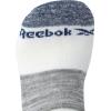 imageReebok Mens Quarter Socks  6 Pack Cushion Quarter Cut Ankle Socks for Men  Breathable Mens Athletic Socks Size 6125WhiteGrey 2