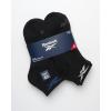 imageReebok Mens Quarter Socks  6 Pack Moisture Wicking Performance Stretch Athletic Ankle Socks for Men Sizes 6125Black Logo Multi