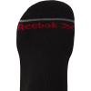 imageReebok Mens Quarter Socks  6 Pack Moisture Wicking Performance Stretch Athletic Ankle Socks for Men Sizes 6125BlackRed