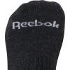 imageReebok Mens Quarter Socks  6 Pack Moisture Wicking Performance Stretch Athletic Ankle Socks for Men Sizes 6125Grey Logo