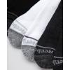 imageReebok Mens Quarter Socks  6 Pack Moisture Wicking Performance Stretch Athletic Ankle Socks for Men Sizes 6125GreyWhiteBlack