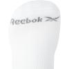 imageReebok Mens Quarter Socks  6 Pack Moisture Wicking Performance Stretch Athletic Ankle Socks for Men Sizes 6125Pure White