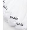imageReebok Mens Quarter Socks  6 Pack Moisture Wicking Performance Stretch Athletic Ankle Socks for Men Sizes 6125White Logo