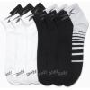 imageReebok Mens Quarter Socks  6 Pack Moisture Wicking Performance Stretch Athletic Ankle Socks for Men Sizes 6125WhiteBlack