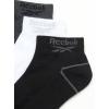 imageReebok Mens Quarter Socks  6 Pack Moisture Wicking Performance Stretch Athletic Ankle Socks for Men Sizes 6125WhiteGreyBlack