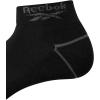 imageReebok Mens Quarter Socks  6 Pack Moisture Wicking Performance Stretch Athletic Ankle Socks for Men Sizes 6125WhiteGreyBlack