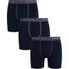 imageReebok Mens Boxer Briefs  3 Pack Stretch Moisture Wicking Mens Underwear with Contour Pouch Boxers for Men Sizes SXL3pk All Maritime Blue