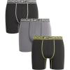 3pk- Black/Dark Grey/Light Grey