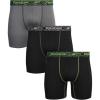3pk- Black/Grey/Black