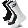 imageReebok Mens Crew Socks  5 Pack Breathable Cushioned MoistureWicking Athletic Performance Running Socks for Men 6125BlackwhiteGrey