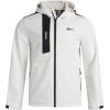 imageReebok Mens Jacket  Weather Resistant Fleece Lined Softshell Jacket Coat  Lightweight Casual Coat for Men MXXLWhite