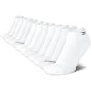 imageReebok Mens Low Cut Socks  12 Pack Performance Cushion Comfort No Show Socks  Breathable Athletic Socks for Men 6125All White