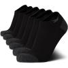 imageReebok Mens Low Cut Socks  6 Pack Basic Cushion Low Cut No Show Socks for Men  Mens Athletic Socks Size 6125BlackGrey