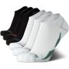 imageReebok Mens Low Cut Socks  6 Pack Basic Cushion Low Cut No Show Socks for Men  Mens Athletic Socks Size 6125BlackWhite Multi