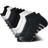imageReebok Mens Quarter Socks  12 Pack Soft Performance Quarter Socks for Men  Breathable Mens Athletic Socks Size 6125GreyWhiteBlack
