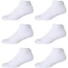 imageReebok Mens Quarter Socks  6 Pack Cushion Quarter Cut Ankle Socks for Men  Breathable Mens Athletic Socks Size 6125White1