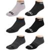 imageReebok Mens Quarter Socks  6 Pack Cushion Quarter Cut Ankle Socks for Men  Breathable Mens Athletic Socks Size 6125WhiteGreyBlack
