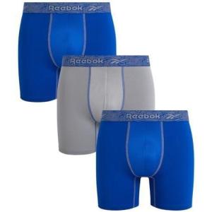 imageReebok Mens Boxer Briefs  3 Pack Stretch Moisture Wicking Mens Underwear with Contour Pouch Boxers for Men Sizes SXLSurf the WebMonumentSurf the Web