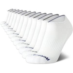 imageReebok Mens Low Cut Socks  12 Pack Performance Cushion Comfort No Show Socks  Breathable Athletic Socks for Men 6125Classic White