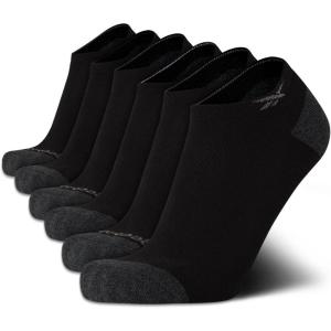 imageReebok Mens Low Cut Socks  6 Pack Basic Cushion Low Cut No Show Socks for Men  Mens Athletic Socks Size 6125BlackGrey