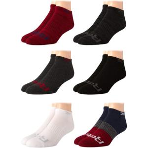 imageReebok Mens Low Cut Socks  6 Pack Basic Cushioned No Show Athletic Socks for Men Size 6125Navy