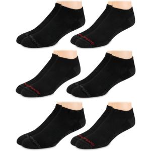 imageReebok Mens Low Cut Socks  6 Pack Basic Cushioned No Show Athletic Socks for Men Size 6125True Black