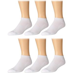 imageReebok Mens Low Cut Socks  6 Pack Basic Cushioned No Show Athletic Socks for Men Size 6125White 3