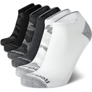 imageReebok Mens Low Cut Socks  6 Pack Basic Cushioned No Show Athletic Socks for Men Size 6125WhiteGrey Camo