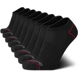 imageReebok Mens Low Cut Socks  8 Pack Stretch Performance Basic No Show  Flat Athletic Socks for Men Shoe Size 6125Black Lines