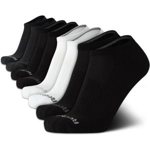 imageReebok Mens Low Cut Socks  8 Pack Stretch Performance Basic No Show  Flat Athletic Socks for Men Shoe Size 6125BlackWhiteGrey