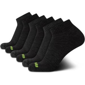 imageReebok Mens Quarter Socks  6 Pack Cushion Quarter Cut Ankle Socks for Men  Breathable Mens Athletic Socks Size 6125BlackGrey
