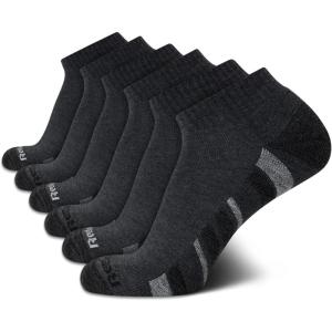 imageReebok Mens Quarter Socks  6 Pack Cushion Quarter Cut Ankle Socks for Men  Breathable Mens Athletic Socks Size 6125Classic Grey