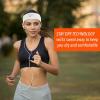 image1pc Unisex Athletic Sweatband  225in Thick Workout Headband wStay Dry Technology MoistureWicking FabricQuality Gym Hair Accessories for Active ComfortReebokwhite