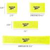 image3pc Unisex Athletic Sweatband Set  225in Workout Headband ampamp 325in Wristbands wStay Dry Technology Terry Cloth Band MoistureWicking Fabric  Quality Fitness Accessories for Active ComfortReebokNeon Yellow