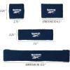 image3pc Unisex Athletic Sweatband Set  225in Workout Headband ampamp 325in Wristbands wStay Dry Technology Terry Cloth Band MoistureWicking Fabric  Quality Fitness Accessories for Active ComfortReebokNavy