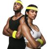 image3pc Unisex Athletic Sweatband Set  225in Workout Headband ampamp 325in Wristbands wStay Dry Technology Terry Cloth Band MoistureWicking Fabric  Quality Fitness Accessories for Active ComfortReebokNeon Yellow