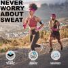 image3pc Unisex Athletic Sweatband Set  225in Workout Headband ampamp 325in Wristbands wStay Dry Technology Terry Cloth Band MoistureWicking Fabric  Quality Fitness Accessories for Active ComfortReebokFuchsia