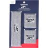image3pc Unisex Athletic Sweatband Set  225in Workout Headband ampamp 325in Wristbands wStay Dry Technology Terry Cloth Band MoistureWicking Fabric  Quality Fitness Accessories for Active ComfortReebokGrey
