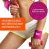 image3pc Unisex Athletic Sweatband Set  225in Workout Headband ampamp 325in Wristbands wStay Dry Technology Terry Cloth Band MoistureWicking Fabric  Quality Fitness Accessories for Active ComfortReebokFuchsia