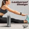 imageReebok Athletic Stainless Steel Water Bottle  Insulated Water Bottle 32 oz With Chug Lid  Double Wall Vacuum Insulated Sports Water Bottle BPA FreeGrey