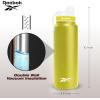 imageReebok Athletic Stainless Steel Water Bottle  Insulated Water Bottle 32 oz With Chug Lid  Double Wall Vacuum Insulated Sports Water Bottle BPA FreeYellow