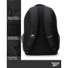 imageReebok Backpack  Lightweight Zipper Closure School Backpack ampamp Spacious Compartments  Everyday Bookbag ampamp Travel Bag Size One Size Black Jeri With Red LogoBlack Miles