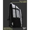 imageReebok Backpack  Lightweight Zipper Closure School Backpack ampamp Spacious Compartments  Everyday Bookbag ampamp Travel Bag Size One Size Black Jeri With Red LogoLight Heather Grey Roman