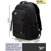 imageReebok Backpack  Lightweight Zipper Closure School Backpack ampamp Spacious Compartments  Everyday Bookbag ampamp Travel Bag Size One Size Black Jeri With Red LogoBlack Miles