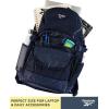 imageReebok Backpack  Lightweight Zipper Closure School Backpack ampamp Spacious Compartments  Everyday Bookbag ampamp Travel Bag Size One Size Black Jeri With Red LogoJason Vector Navy