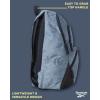 imageReebok Backpack  Lightweight Zipper Closure School Backpack ampamp Spacious Compartments  Everyday Bookbag ampamp Travel Bag Size One Size Black Jeri With Red LogoGrey Jeri