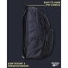 imageReebok Backpack  Lightweight Zipper Closure School Backpack ampamp Spacious Compartments  Everyday Bookbag ampamp Travel Bag Size One Size Black Jeri With Red LogoBlack Jeri With Red Logo