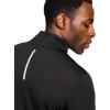 imageReebok Energy Mens Long Sleeve Performance 14 Zip TopBlack